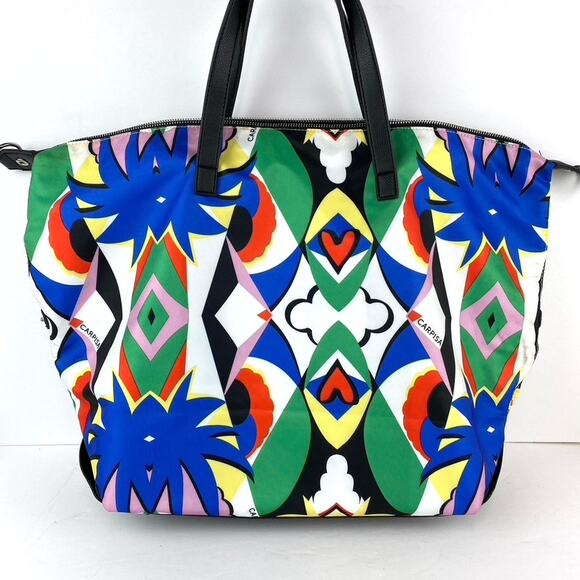 Carpisa Geometric Tote Bag with Shoulder Strap - Picture 4 of 9